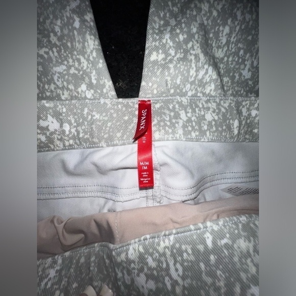 NWT SPANX SLIMMING Ankle Jeanish Leggings in Speckled Grey SZ M - Picture 8 of 11